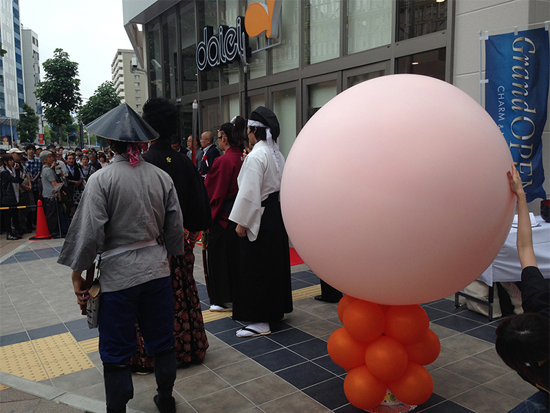 なるぱーく様　ハロウィンのバルーン装飾